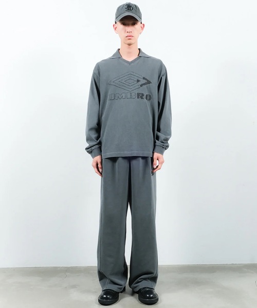 JIEDA(ジエダ)の「UMBRO FADE 3D SWEAT PANTS(スウェットパンツ・メンズ・ブラック・2/1)」の4枚目の写真