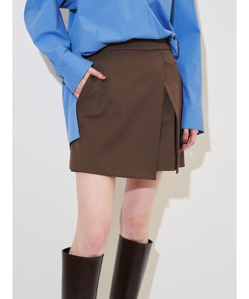 ELENDEEK（エレンディーク）の「オーバーラップショートパンツ（その他パンツ・レディース・ブラウン/グレー・02/01）」の14枚目の写真