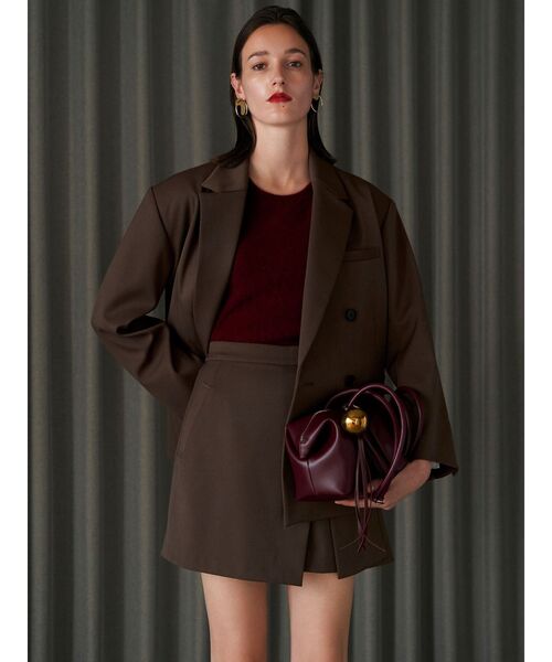 ELENDEEK（エレンディーク）の「オーバーラップショートパンツ（その他パンツ・レディース・ブラウン/グレー・02/01）」の18枚目の写真