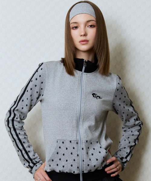 LUVISTRUE（ラヴイズトゥルー）の「GT STAR TRAINING ZIP UP（パーカー・レディース・ネイビー/ブラック/グレー・FREE）」の3枚目の写真