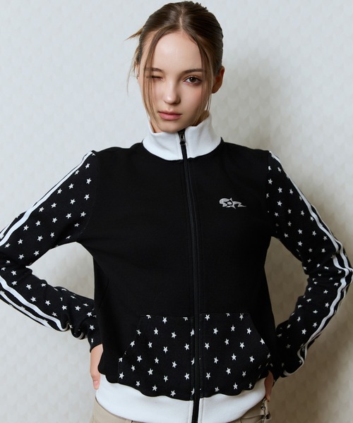 Outer - LUVISTRUE LUVISTRUE Polka Dot Track Jacket