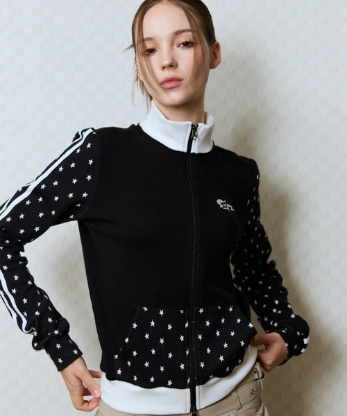 LUVISTRUE（ラヴイズトゥルー）の「GT STAR TRAINING ZIP UP（パーカー・レディース・ネイビー/ブラック/グレー・FREE）」の4枚目の写真