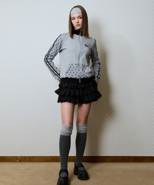 LUVISTRUE（ラヴイズトゥルー）の「GT STAR TRAINING ZIP UP（パーカー・レディース・ネイビー/ブラック/グレー・FREE）」の8枚目の写真