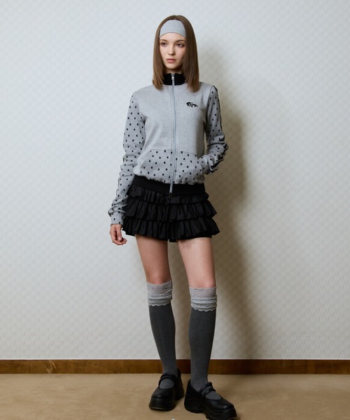 LUVISTRUE（ラヴイズトゥルー）の「GT STAR TRAINING ZIP UP（パーカー・レディース・ネイビー/ブラック/グレー・FREE）」の9枚目の写真