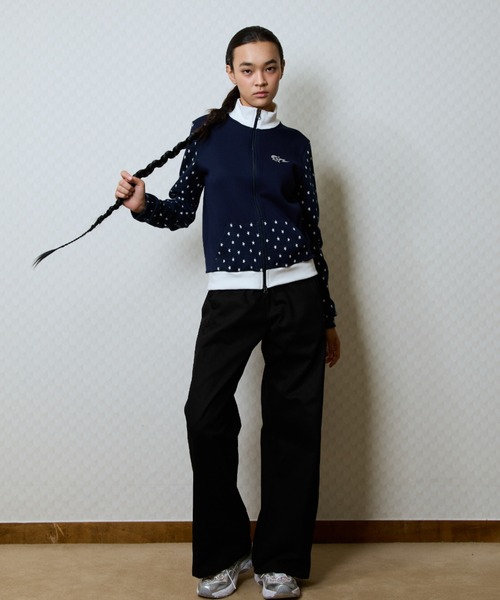 LUVISTRUE（ラヴイズトゥルー）の「GT STAR TRAINING ZIP UP（パーカー・レディース・ネイビー/ブラック/グレー・FREE）」の12枚目の写真