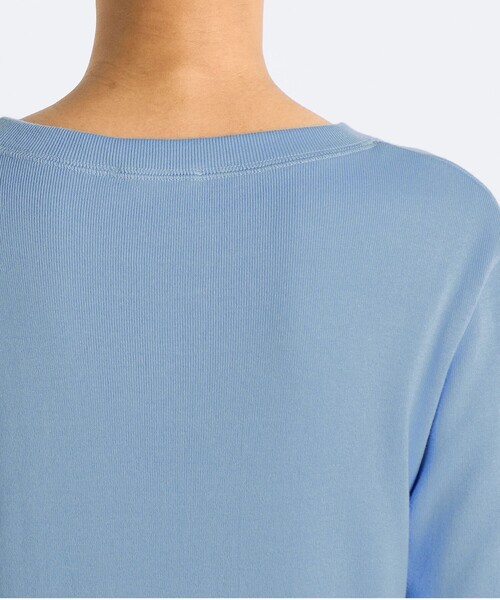 EDITION(エディション)の「コットンモダールフライス ロングスリーブトップス(Tシャツ/カットソー・レディース・ピンク/ライトブルー/ライトグレー・34/36)」の9枚目の写真
