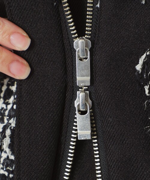 LOVELESS（ラブレス）の「ツイードブルゾン（ブルゾン・レディース・チャコールグレー・34/36）」の12枚目の写真