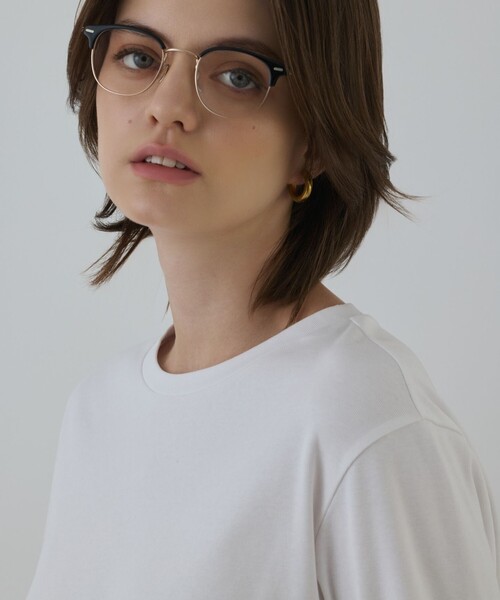 Diagram(ダイアグラム)の「レイヤードカットトップ(Tシャツ/カットソー・レディース・ブラック/ホワイト・36)」の8枚目の写真
