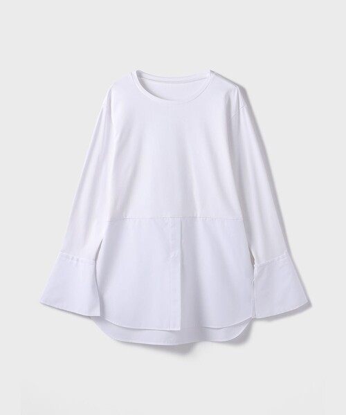 Diagram(ダイアグラム)の「レイヤードカットトップ(Tシャツ/カットソー・レディース・ブラック/ホワイト・36)」の15枚目の写真
