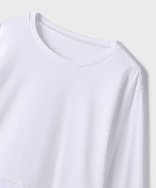 Diagram(ダイアグラム)の「レイヤードカットトップ(Tシャツ/カットソー・レディース・ブラック/ホワイト・36)」の17枚目の写真