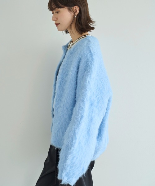 meilmada（メイルマダ）の「シャギーニットカーディガン（カーディガン/ボレロ・レディース・グレー/ブルー・FREE）」の8枚目の写真