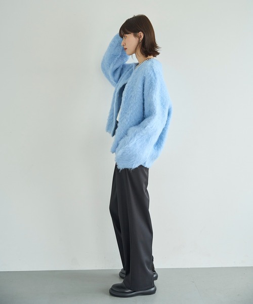 meilmada（メイルマダ）の「シャギーニットカーディガン（カーディガン/ボレロ・レディース・グレー/ブルー・FREE）」の12枚目の写真