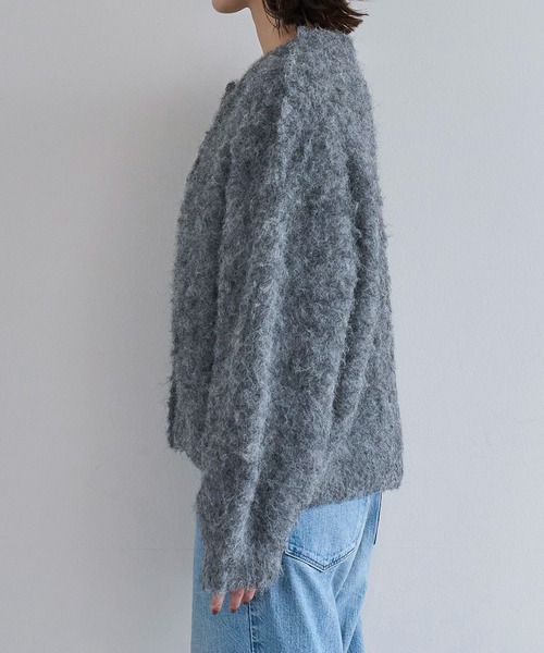 meilmada（メイルマダ）の「シャギーニットカーディガン（カーディガン/ボレロ・レディース・グレー/ブルー・FREE）」の17枚目の写真