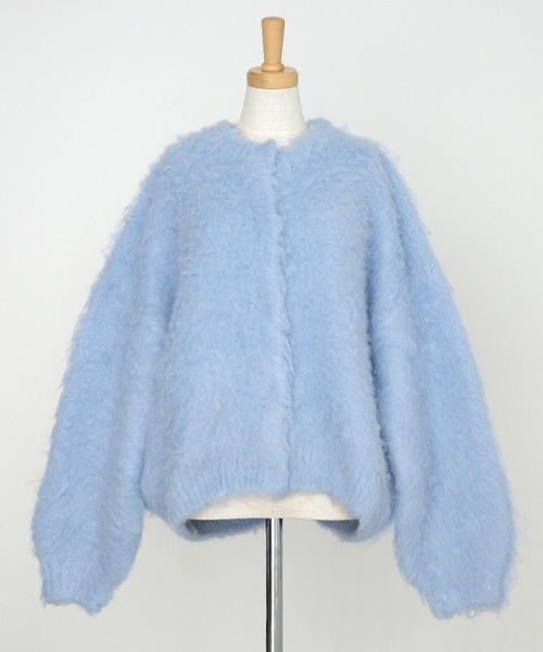 meilmada（メイルマダ）の「シャギーニットカーディガン（カーディガン/ボレロ・レディース・グレー/ブルー・FREE）」の19枚目の写真