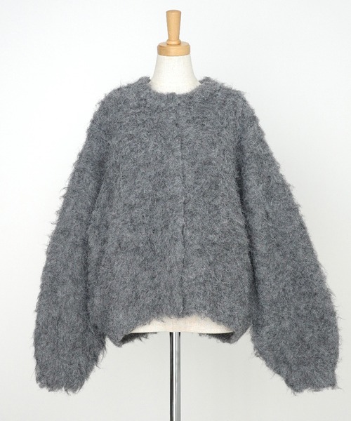 meilmada（メイルマダ）の「シャギーニットカーディガン（カーディガン/ボレロ・レディース・グレー/ブルー・FREE）」の20枚目の写真