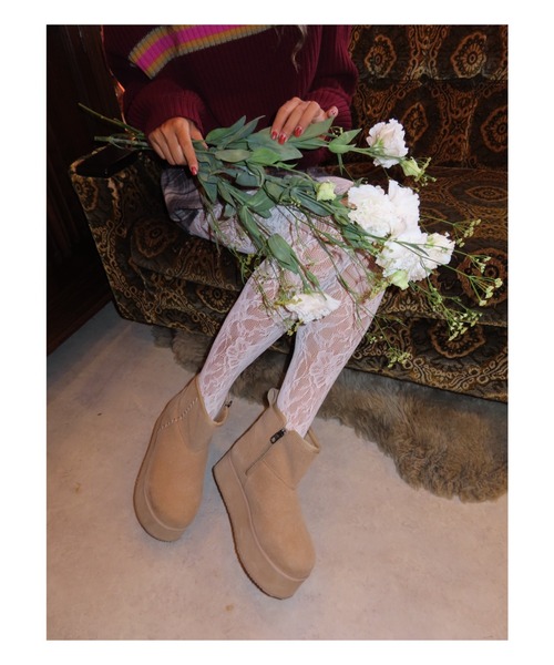 ROXY(ロキシー)の「MONARCH GROVE STITCH/ロキシー撥水加工厚底ブーツ(ブーツ・レディース・ベージュ/ブラック・23cm/24cm/25cm)」の17枚目の写真