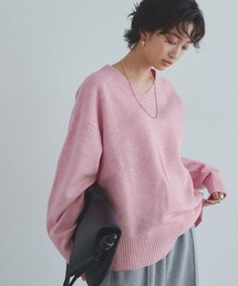 RASW（ラス）の「Vネックウールミックスニット（ニット/セーター）」
