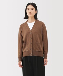 無印良品 | 婦人　洗えるウールミドルゲージＶネックカーディガン(カーディガン/ボレロ)