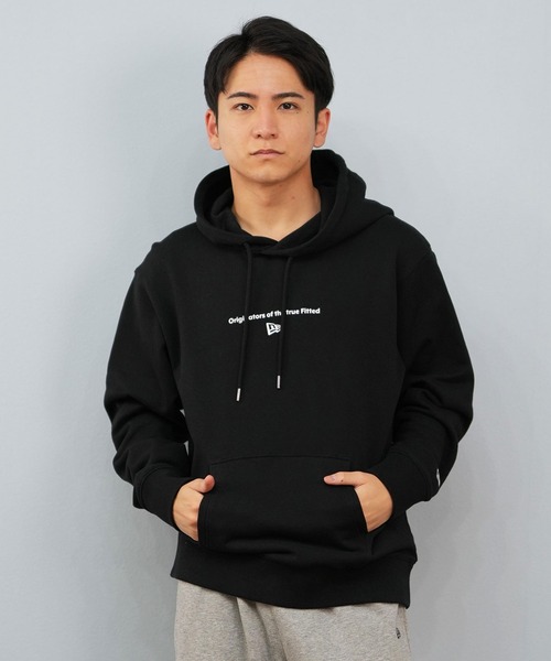 NEW ERA(ニューエラ)の「NEW ERA/ニューエラ プルオーバー/パーカー バックプリント 14682628/14682630(パーカー・メンズ・アイボリー/ブラック・M/L/XL/2XL)」の2枚目の写真