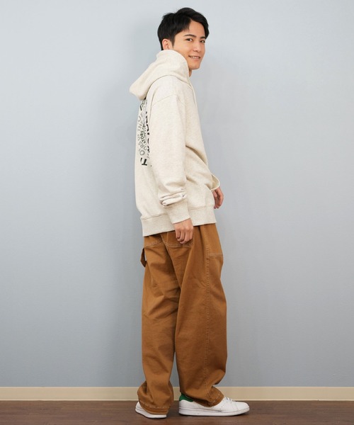 NEW ERA(ニューエラ)の「NEW ERA/ニューエラ プルオーバー/パーカー バックプリント 14682628/14682630(パーカー・メンズ・アイボリー/ブラック・M/L/XL/2XL)」の18枚目の写真