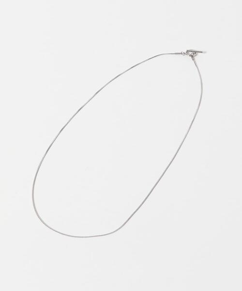 URBAN RESEARCH DOORS（アーバンリサーチドアーズ）の「角スネークネックレス（ネックレス・メンズ・シルバー・-）」の3枚目の写真