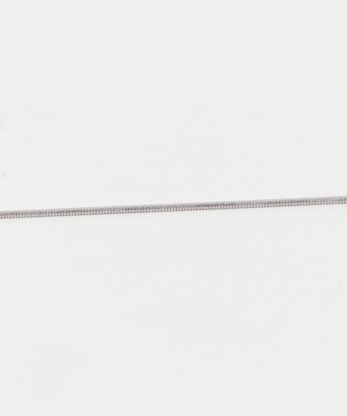 URBAN RESEARCH DOORS（アーバンリサーチドアーズ）の「角スネークネックレス（ネックレス・メンズ・シルバー・-）」の5枚目の写真