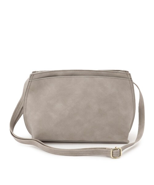 SHOO・LA・RUE（シューラルー）の「ステッチショルダーバッグ（ショルダーバッグ・レディース・キャメル/ブラック/グレー・00）」の10枚目の写真