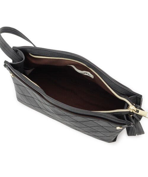 SHOO・LA・RUE（シューラルー）の「ステッチショルダーバッグ（ショルダーバッグ・レディース・キャメル/ブラック/グレー・00）」の12枚目の写真