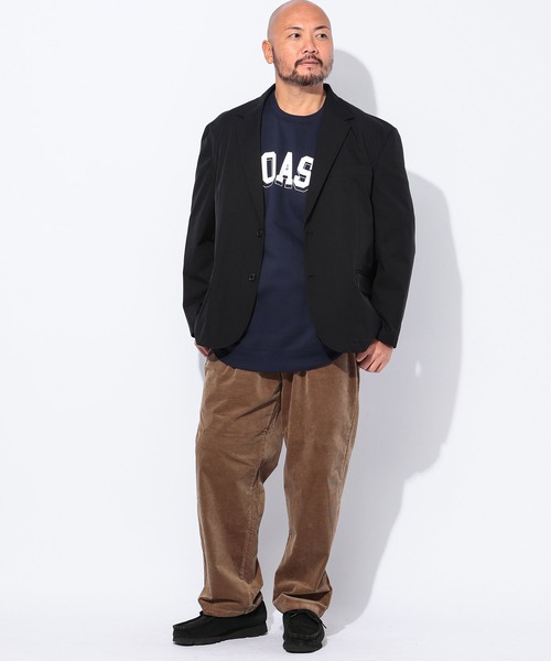 B&T CLUB(ビーティークラブ)の「B&T CLUB ビーアンドティークラブ ACTIVE EASY SOLOTEX JKT ストレッチ シングル イージージャケット セットアップ可能(テーラードジャケット・メンズ・カーキ/ブラック/ネイビー/ベージュ・X2(4L~5L)/X1(3L~4L)/X3(6L~7L))」の6枚目の写真