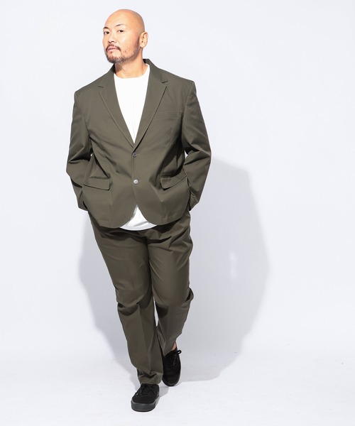 B&T CLUB(ビーティークラブ)の「B&T CLUB ビーアンドティークラブ ACTIVE EASY SOLOTEX JKT ストレッチ シングル イージージャケット セットアップ可能(テーラードジャケット・メンズ・カーキ/ブラック/ネイビー/ベージュ・X2(4L~5L)/X1(3L~4L)/X3(6L~7L))」の10枚目の写真