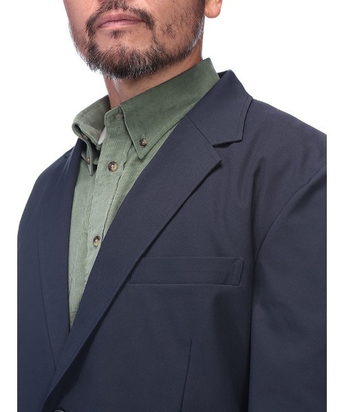 B&T CLUB(ビーティークラブ)の「B&T CLUB ビーアンドティークラブ ACTIVE EASY SOLOTEX JKT ストレッチ シングル イージージャケット セットアップ可能(テーラードジャケット・メンズ・カーキ/ブラック/ネイビー/ベージュ・X2(4L~5L)/X1(3L~4L)/X3(6L~7L))」の14枚目の写真