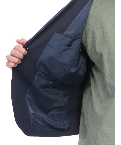 B&T CLUB(ビーティークラブ)の「B&T CLUB ビーアンドティークラブ ACTIVE EASY SOLOTEX JKT ストレッチ シングル イージージャケット セットアップ可能(テーラードジャケット・メンズ・カーキ/ブラック/ネイビー/ベージュ・X2(4L~5L)/X1(3L~4L)/X3(6L~7L))」の19枚目の写真
