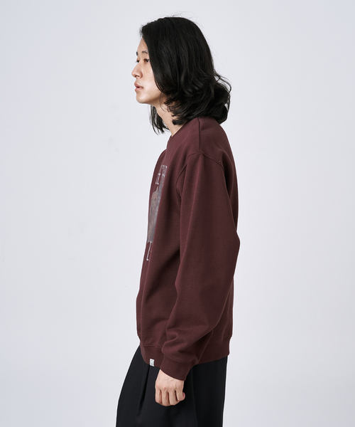 B.C STOCK（ベーセーストック）の「NEW ドッグ＆キャット柄 アソートクルーネックスウェット（スウェット・メンズ・ブラウン/ホワイト系その他/ホワイト/ネイビー/チャコールグレー・LARGE/MEDIUM）」の18枚目の写真