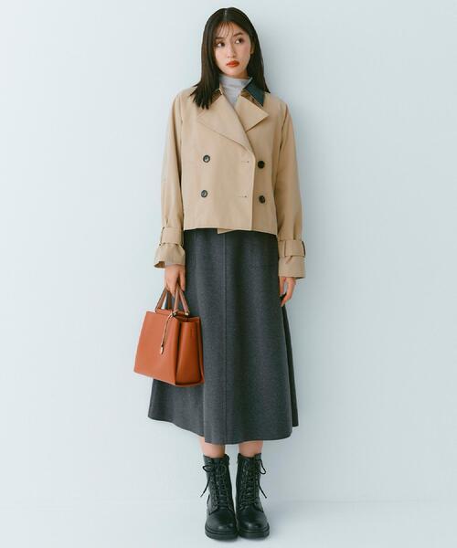 OPAQUE.CLIP（オペークドットクリップ）の「【生活防水】厚底タンクソールレースアップブーツ（ブーツ・レディース・ブラック・03/02）」の3枚目の写真