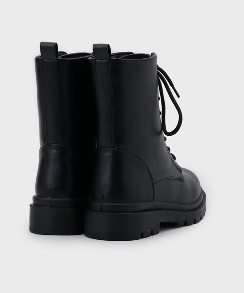 OPAQUE.CLIP（オペークドットクリップ）の「【生活防水】厚底タンクソールレースアップブーツ（ブーツ・レディース・ブラック・03/02）」の6枚目の写真