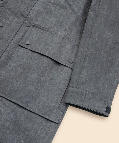 BROOKS BROTHERS（ブルックスブラザーズ）の「ポリエステル　カントリーコート（ステンカラーコート・メンズ・グリーン/グレー・LARGE/MEDIUM/SMALL）」の5枚目の写真