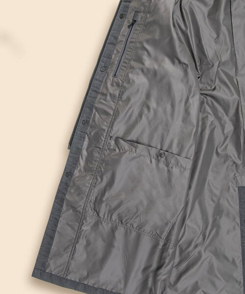 BROOKS BROTHERS（ブルックスブラザーズ）の「ポリエステル　カントリーコート（ステンカラーコート・メンズ・グリーン/グレー・LARGE/MEDIUM/SMALL）」の7枚目の写真