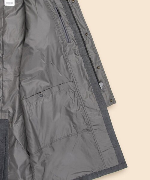 BROOKS BROTHERS（ブルックスブラザーズ）の「ポリエステル　カントリーコート（ステンカラーコート・メンズ・グリーン/グレー・LARGE/MEDIUM/SMALL）」の8枚目の写真