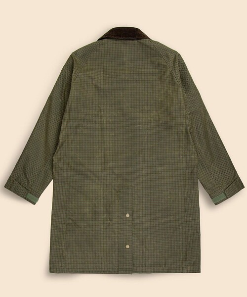 BROOKS BROTHERS（ブルックスブラザーズ）の「ポリエステル　カントリーコート（ステンカラーコート・メンズ・グリーン/グレー・LARGE/MEDIUM/SMALL）」の13枚目の写真