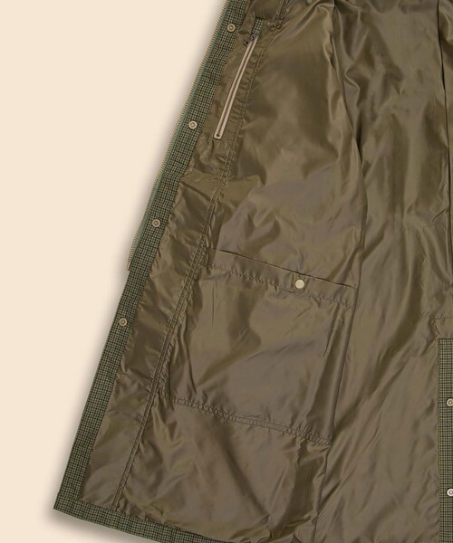 BROOKS BROTHERS（ブルックスブラザーズ）の「ポリエステル　カントリーコート（ステンカラーコート・メンズ・グリーン/グレー・LARGE/MEDIUM/SMALL）」の16枚目の写真