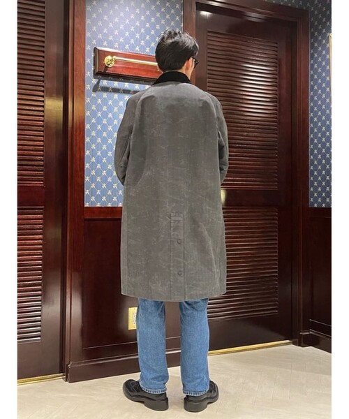 BROOKS BROTHERS（ブルックスブラザーズ）の「ポリエステル　カントリーコート（ステンカラーコート・メンズ・グリーン/グレー・LARGE/MEDIUM/SMALL）」の21枚目の写真