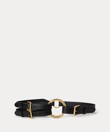 LAUREN RALPH LAUREN(ローレン ラルフ ローレン)のトライストラップ Oリング レザー ベルト(ベルト)
