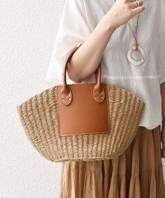 セール】【A POINT ETC/アポワン】 ビット付きラフィア