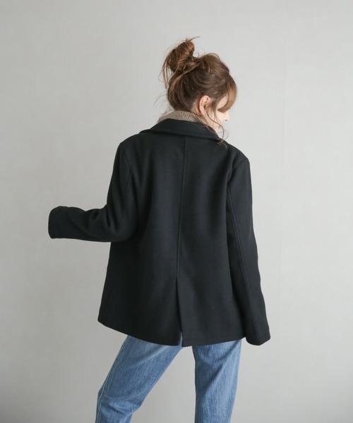 SUGAR BISKET（シュガービスケット）の「2WAYデザインショートコート（その他アウター・レディース・ブラウン/グレー/ブラック/グレイッシュベージュ・M/L）」の7枚目の写真