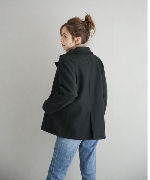 SUGAR BISKET（シュガービスケット）の「2WAYデザインショートコート（その他アウター・レディース・ブラウン/グレー/ブラック/グレイッシュベージュ・M/L）」の8枚目の写真