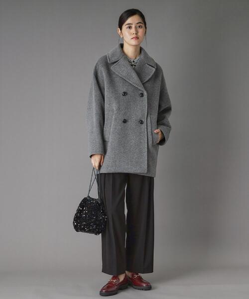 TICCA（ティッカ）の「TICCA（ティッカ）ピーコート（ピーコート・レディース・グレー/ブラック/ブルー系その他/ベージュ・00）」の18枚目の写真