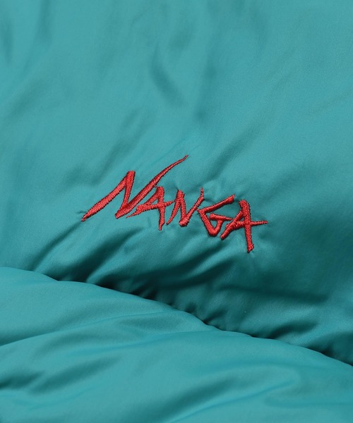 NANGA(ナンガ)の「NANGA×DUFFER STAND COLLAR DOWN JACKET:ナンガ別注 日本製 スタンドカラー ダウンジャケット(ダウンジャケット/コート・メンズ・チャコールグレー/ターコイズブルー/ブラック・X-LARGE/LARGE/MEDIUM/SMALL)」の18枚目の写真
