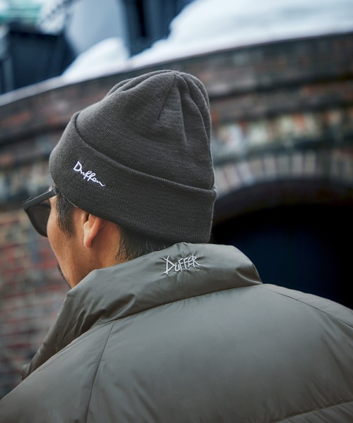 NANGA(ナンガ)の「NANGA×DUFFER STAND COLLAR DOWN JACKET:ナンガ別注 日本製 スタンドカラー ダウンジャケット(ダウンジャケット/コート・メンズ・チャコールグレー/ターコイズブルー/ブラック・X-LARGE/LARGE/MEDIUM/SMALL)」の8枚目の写真