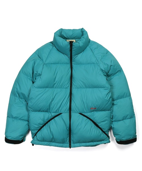 NANGA(ナンガ)の「NANGA×DUFFER STAND COLLAR DOWN JACKET:ナンガ別注 日本製 スタンドカラー ダウンジャケット(ダウンジャケット/コート・メンズ・チャコールグレー/ターコイズブルー/ブラック・X-LARGE/LARGE/MEDIUM/SMALL)」の11枚目の写真