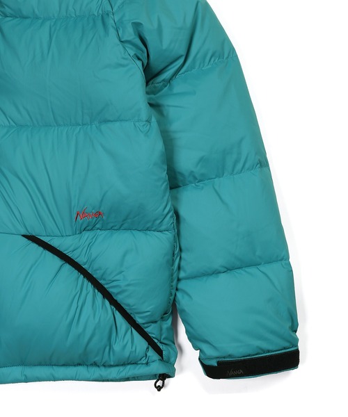 NANGA(ナンガ)の「NANGA×DUFFER STAND COLLAR DOWN JACKET:ナンガ別注 日本製 スタンドカラー ダウンジャケット(ダウンジャケット/コート・メンズ・チャコールグレー/ターコイズブルー/ブラック・X-LARGE/LARGE/MEDIUM/SMALL)」の13枚目の写真